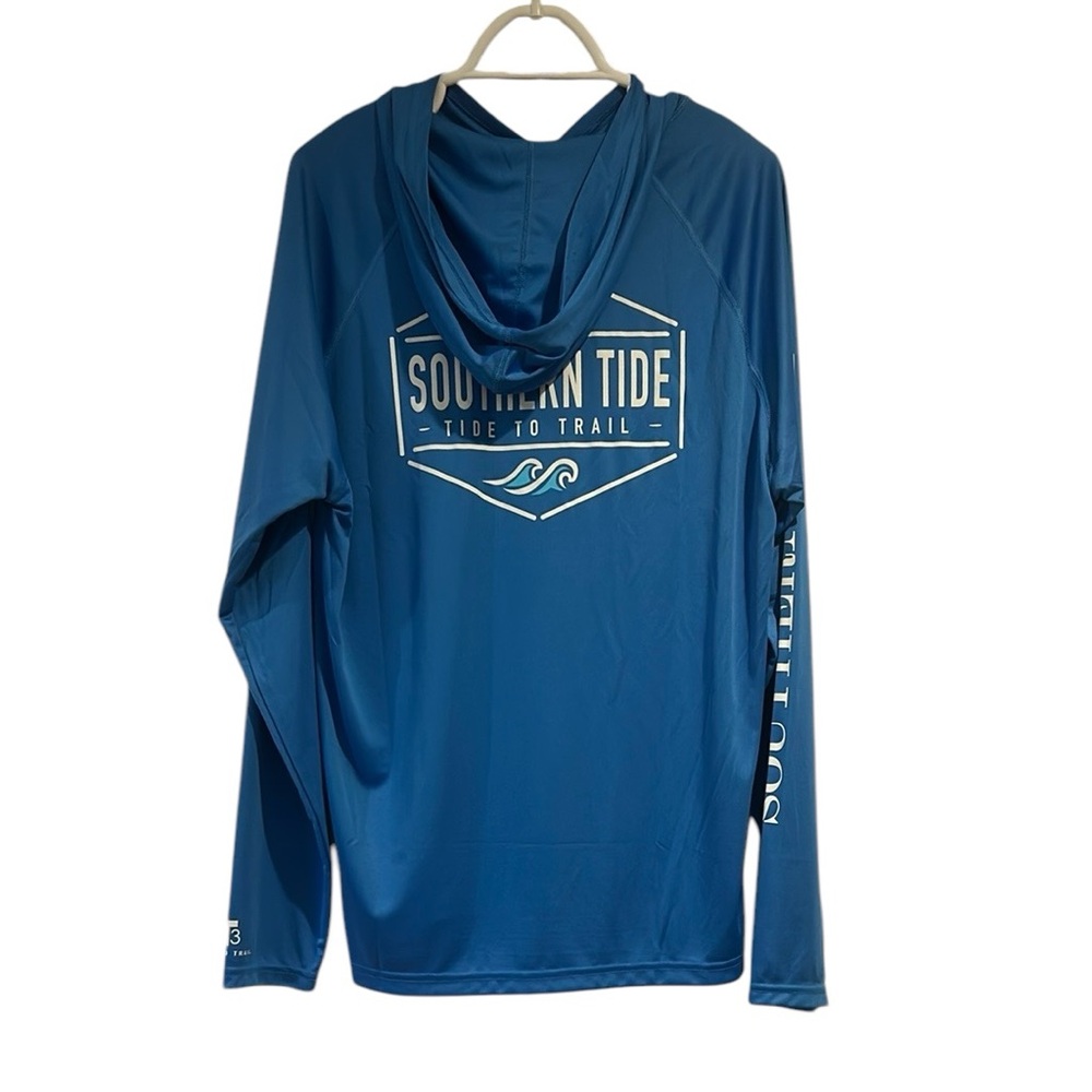 Southern Tide Blue Hoodie size large - Picture 2 of 5